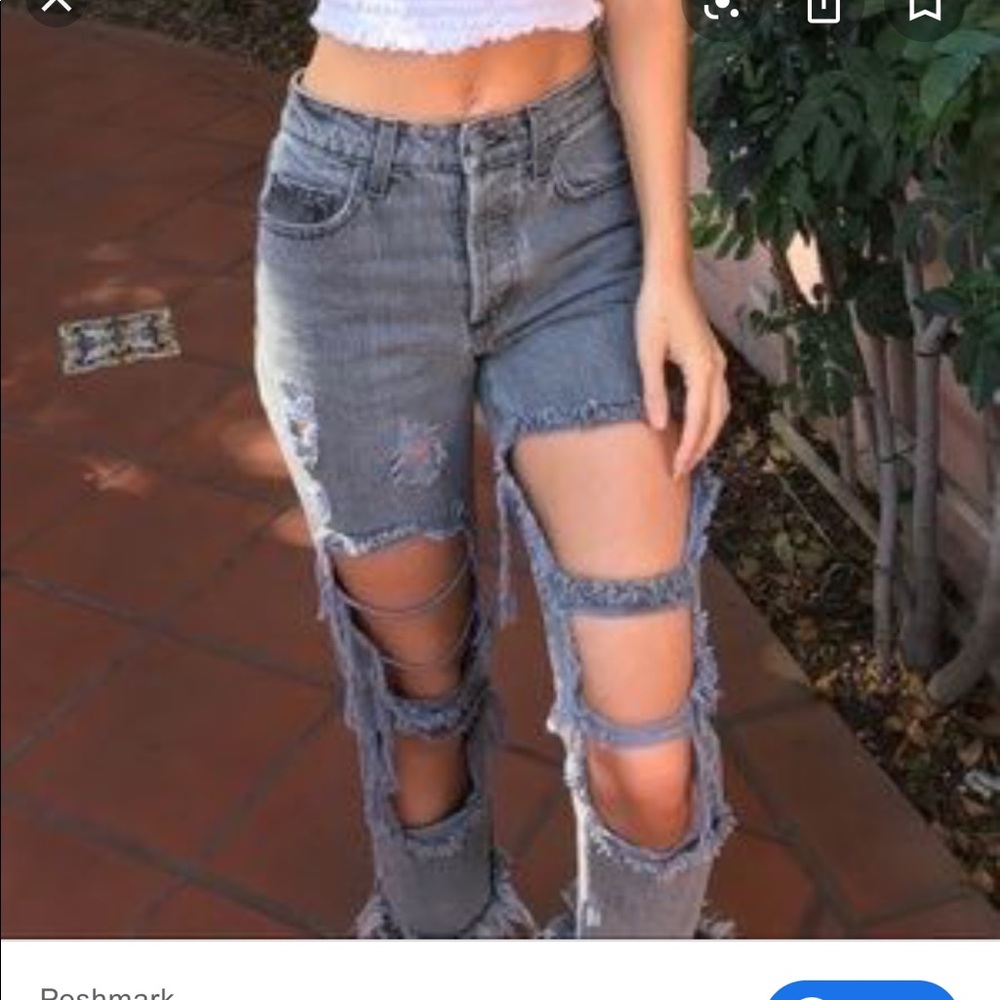 New! LF/Carmar Daya Destroyed Jeans